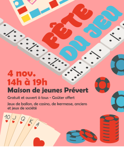 Affiche Fête du jeu
